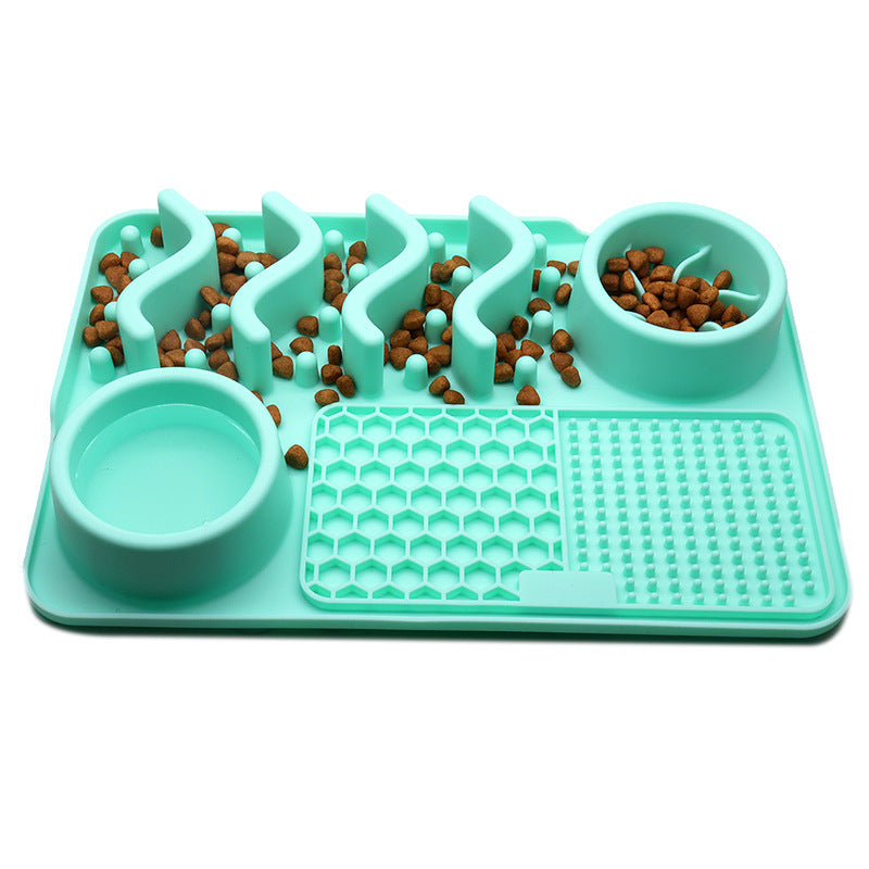 Tapis de Léchage en Silicone Multifonction pour Chiens
