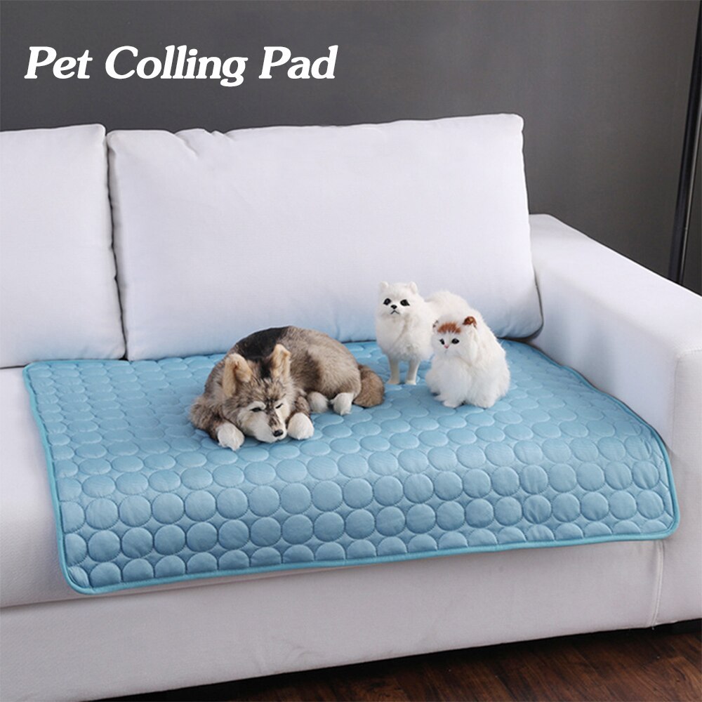 Tapis Rafraîchissant pour Chien – En Soie Glacée, Respirant & Sans Eau