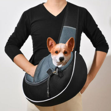Sac de Transport Respirant pour Chiens et Chats – Sécurisé & Confortable
