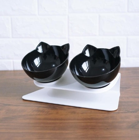 Gamelle Double Élégante et Ergonomique pour Animaux