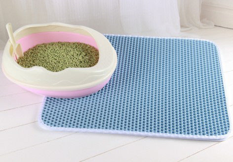 Tapis de Litière Double Couche en Nid d'Abeille – Antifuites & Facile à Nettoyer