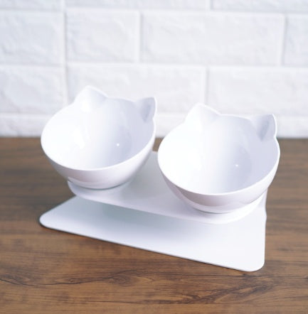 Gamelle Double Élégante et Ergonomique pour Animaux