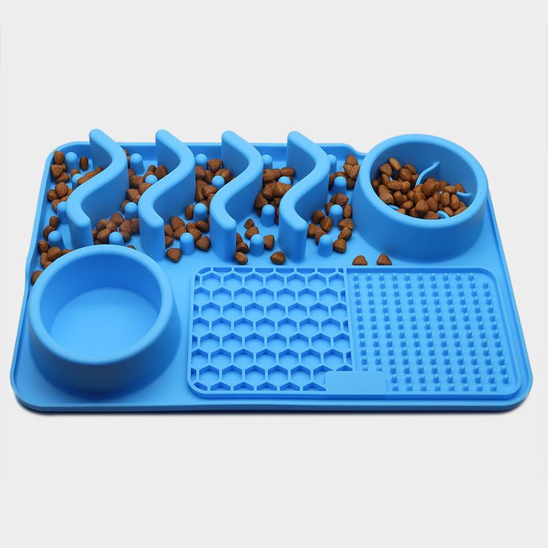 Tapis de Léchage en Silicone Multifonction pour Chiens