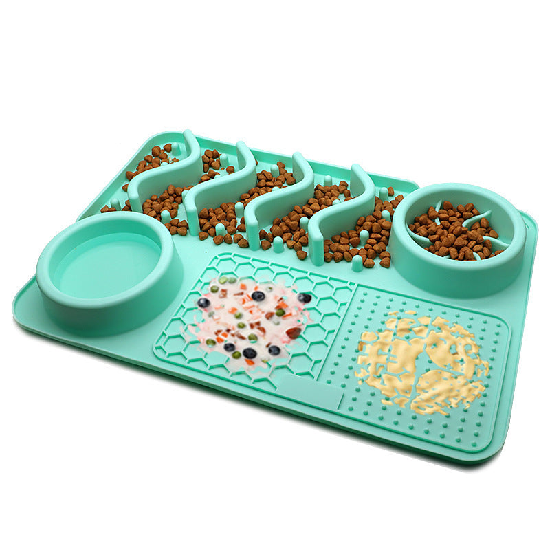 Tapis de Léchage en Silicone Multifonction pour Chiens
