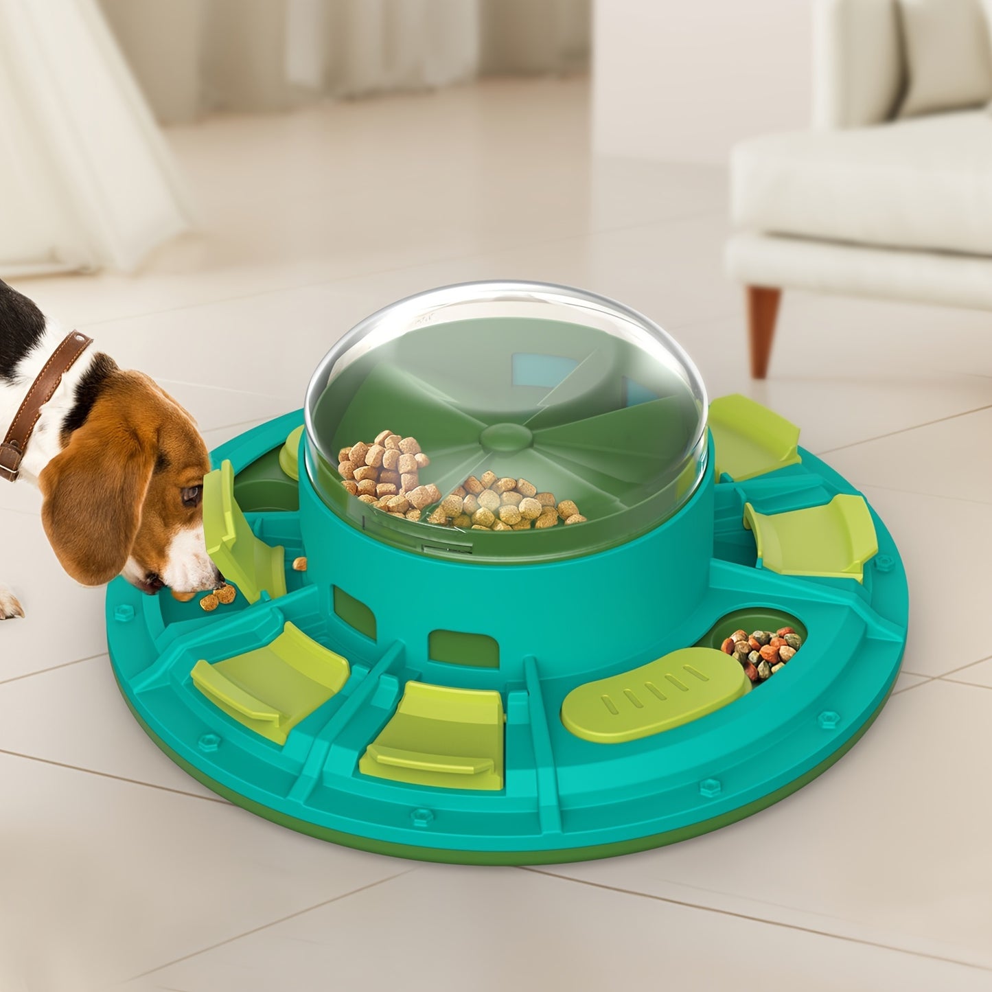 Jouet Puzzle Interactif pour Chien – Stimulation Intellectuelle & Gamelle Anti-Glouton