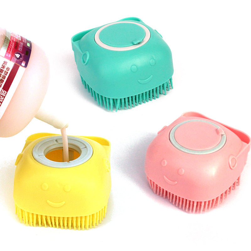 Brosse de Bain et de Massage en Silicone pour Animaux