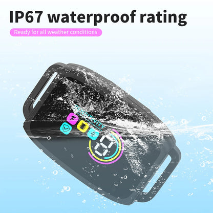Collier Anti-Aboiement Intelligent Automatique pour Chien – Rechargeable, avec Affichage Numérique HD, Étanche IP67