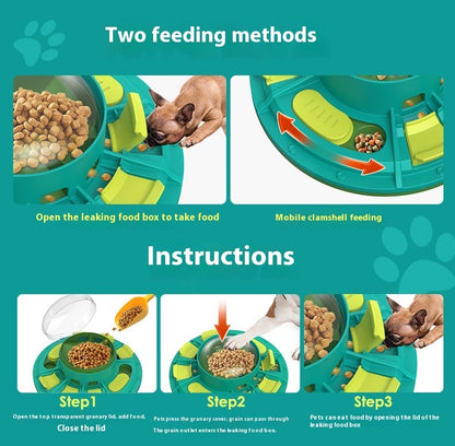 Jouet Puzzle Interactif pour Chien – Stimulation Intellectuelle & Gamelle Anti-Glouton