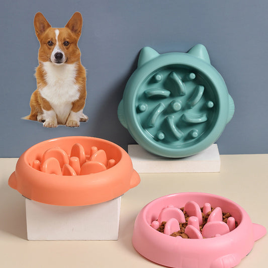 Gamelle Anti-Glouton pour Chiens – Forme Ludique et Matériau Sûr