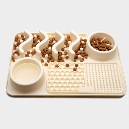 Tapis de Léchage en Silicone Multifonction pour Chiens
