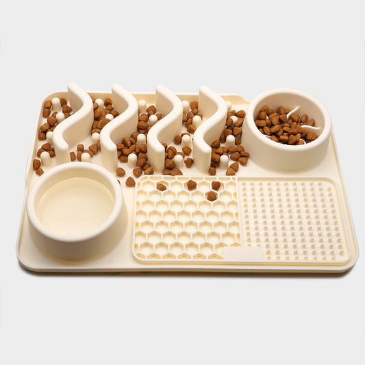 Tapis de Léchage en Silicone Multifonction pour Chiens