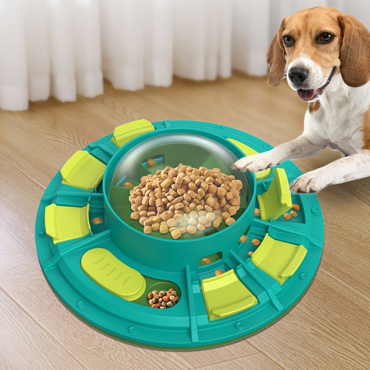 Jouet Puzzle Interactif pour Chien – Stimulation Intellectuelle & Gamelle Anti-Glouton