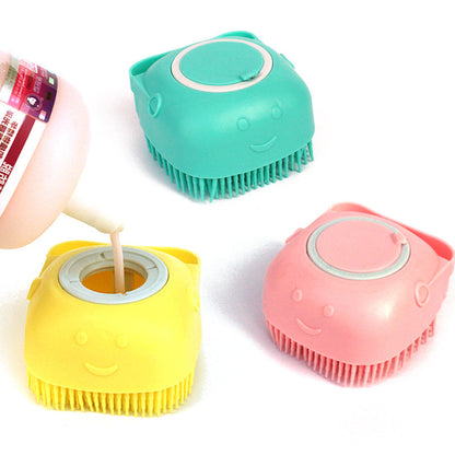 Brosse de Bain et de Massage en Silicone pour Animaux